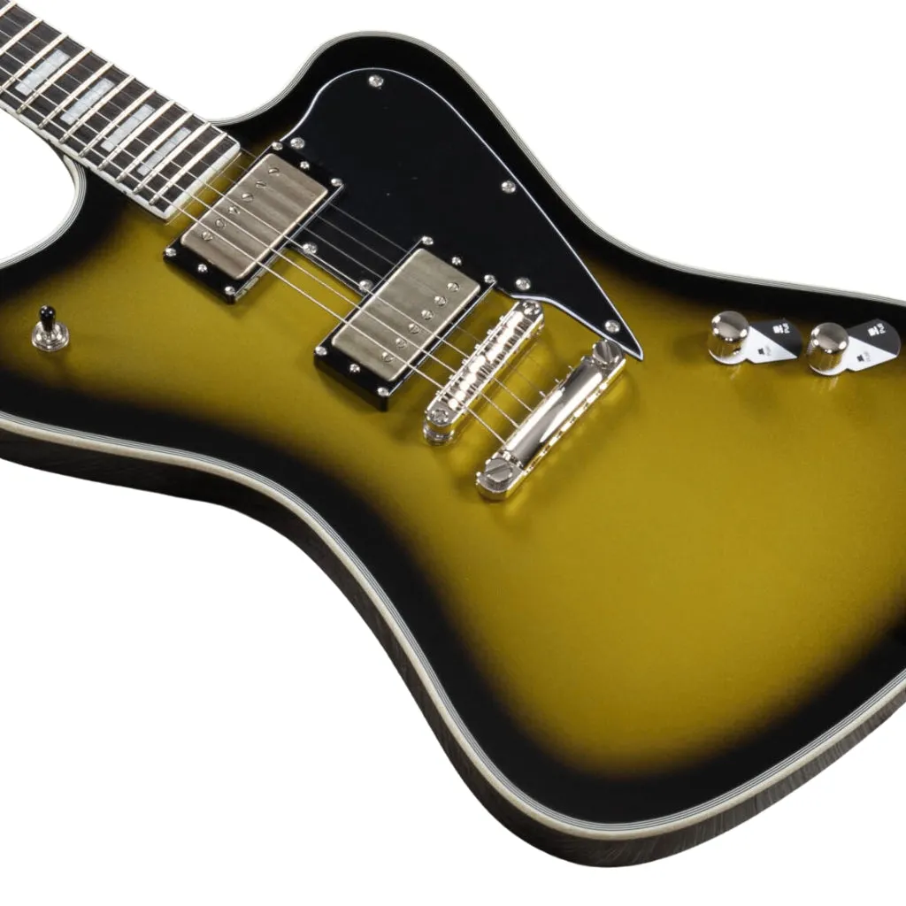 ESP LTD Bill Kelliher Sparrowhawk Vintage Electric Guitar - Silver Sunburst
