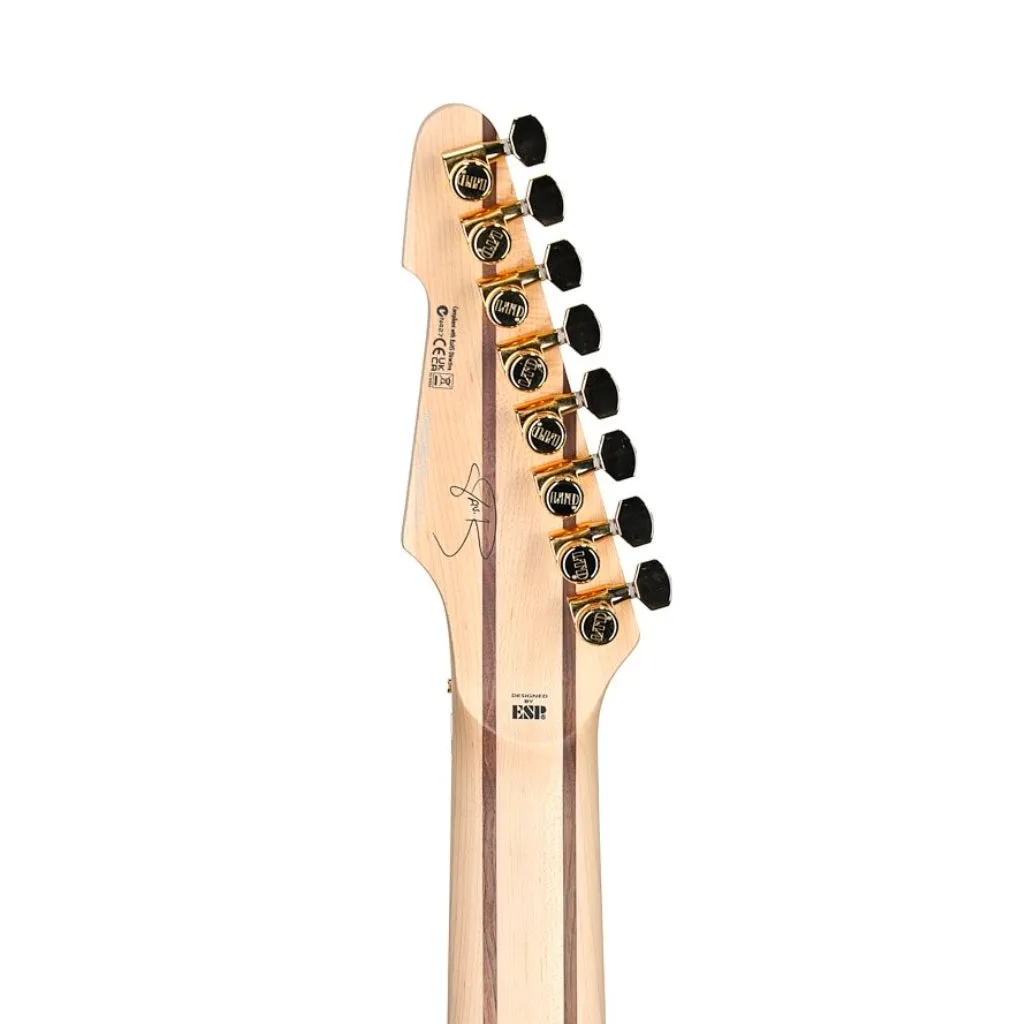 ESP LTD JRV-8FR Javier Reyes Signature 8-string - Metallic Gold