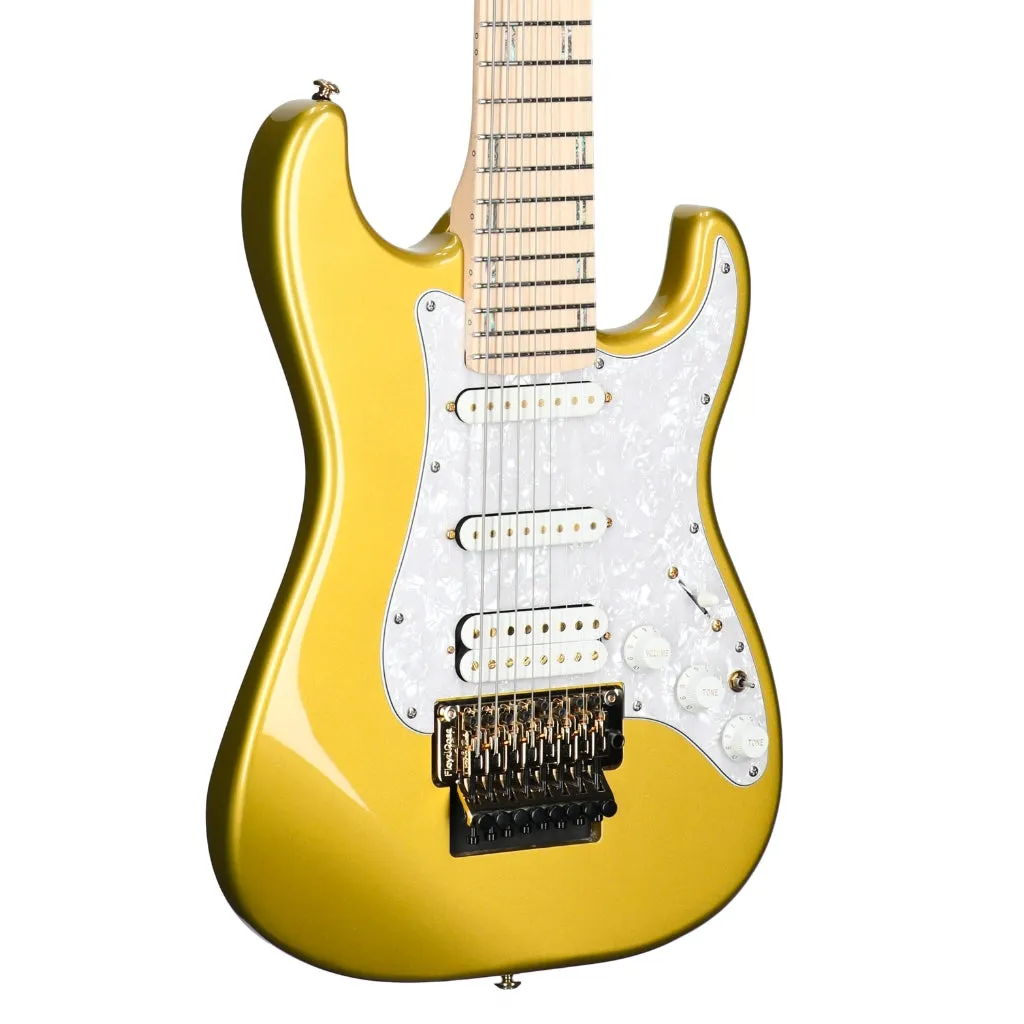 ESP LTD JRV-8FR Javier Reyes Signature 8-string - Metallic Gold