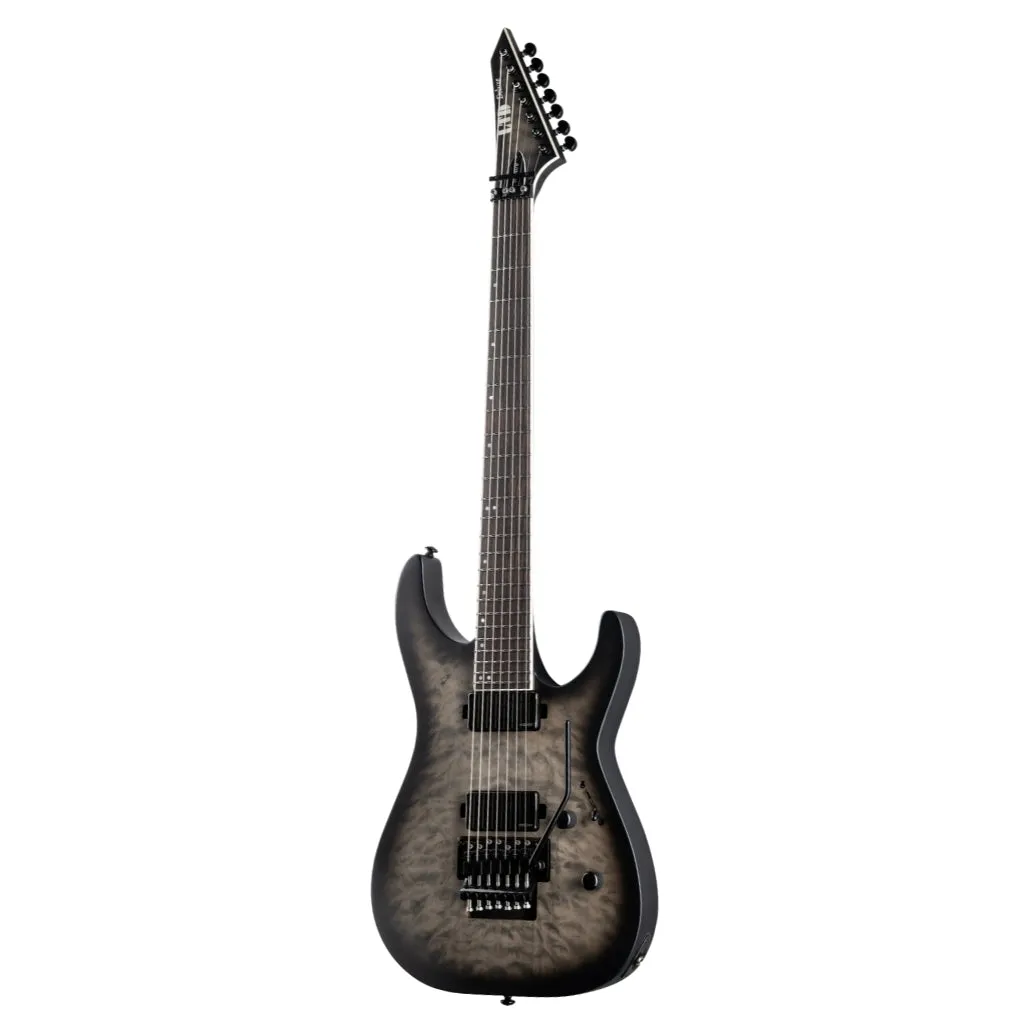ESP LTD M-1007B Baritone - Charcoal Burst Satin
