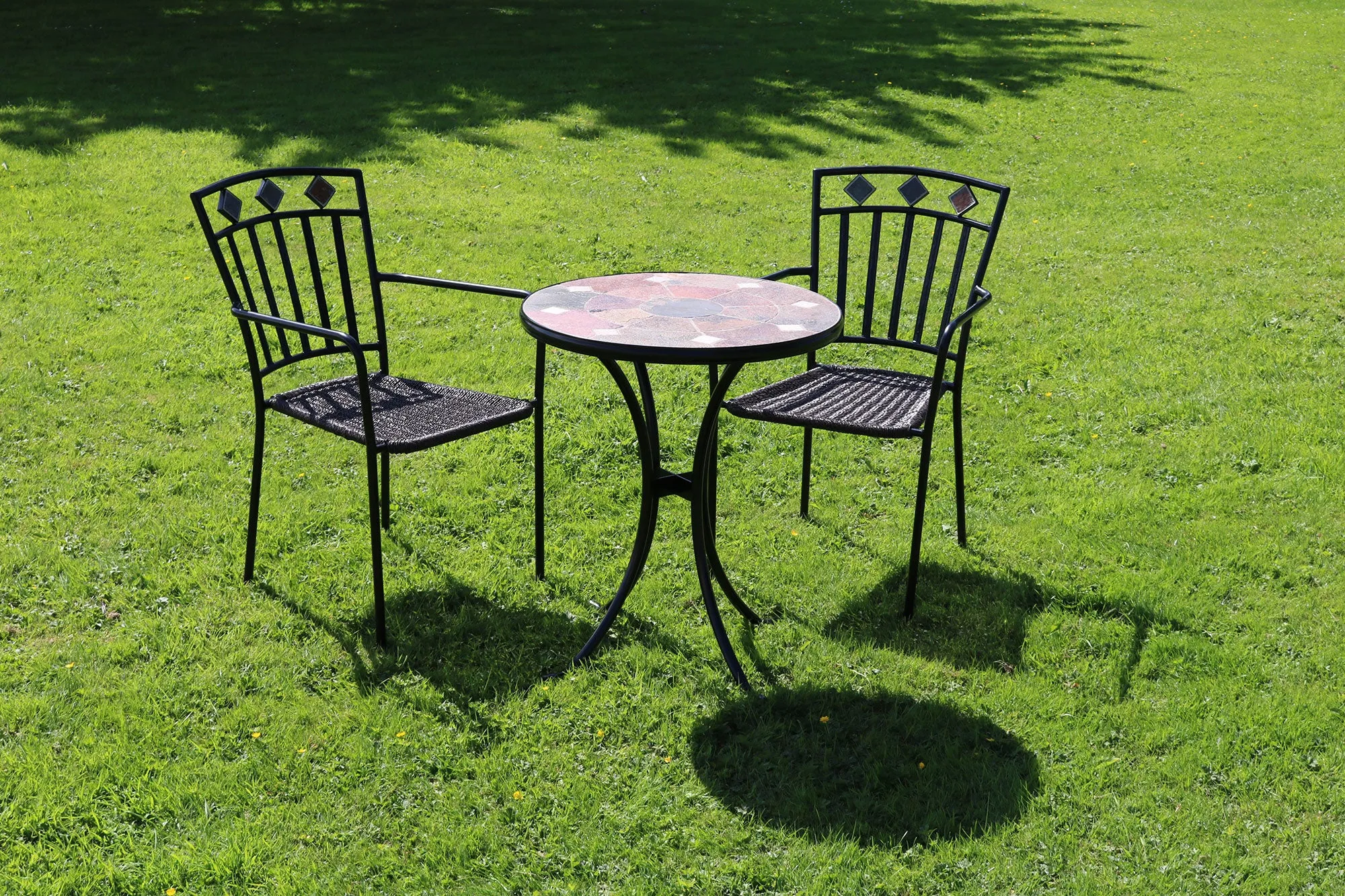 Europa Leisure Ondara Bistro Table & 2 Malaga Chairs