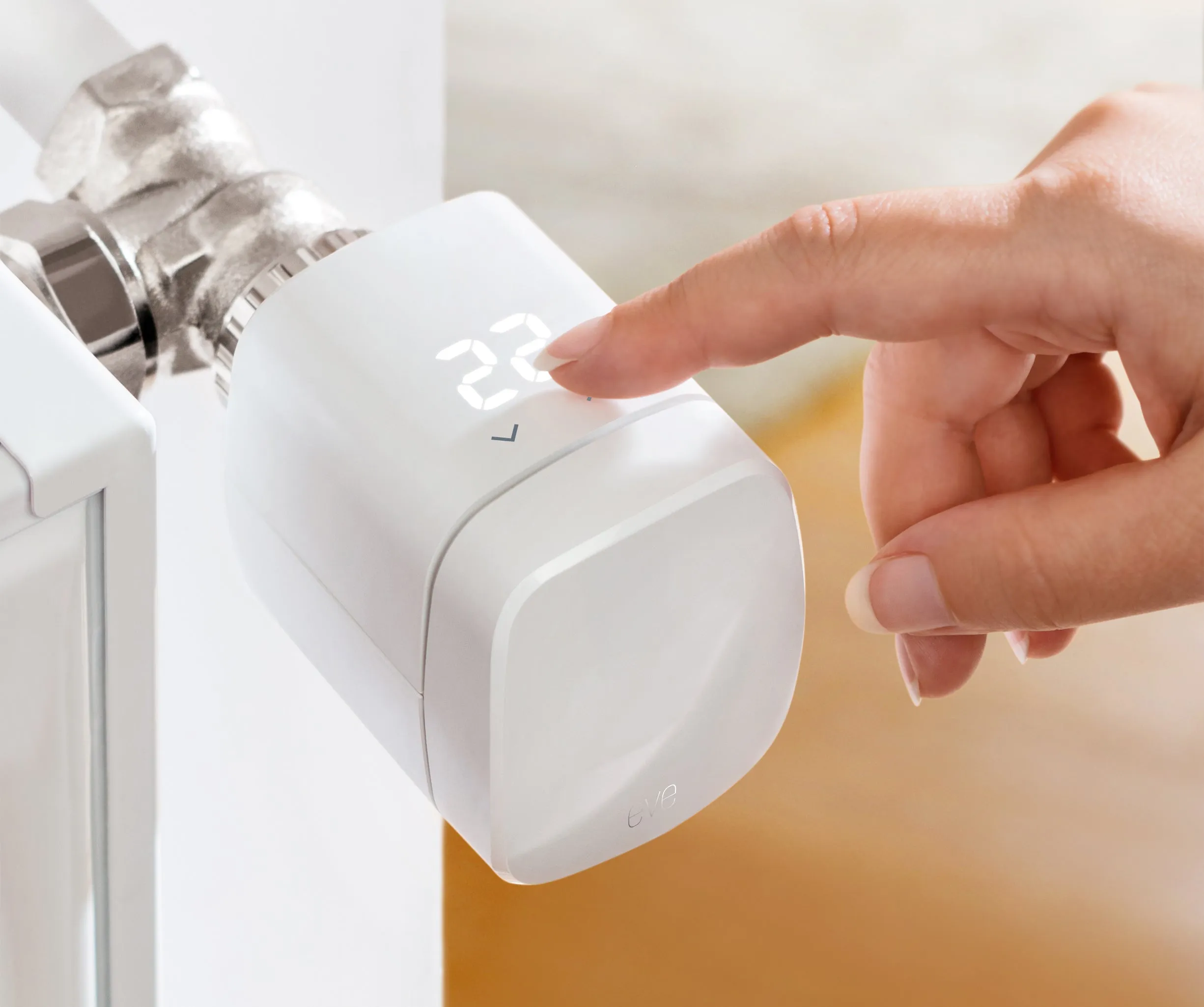 Eve Thermo Smart radiator valve with Apple HomeKit technology, 2-pack