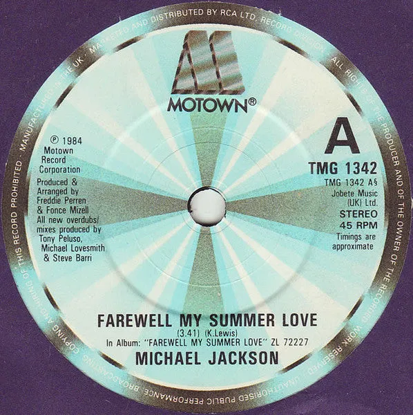 Farewell My Summer Love / Call On Me