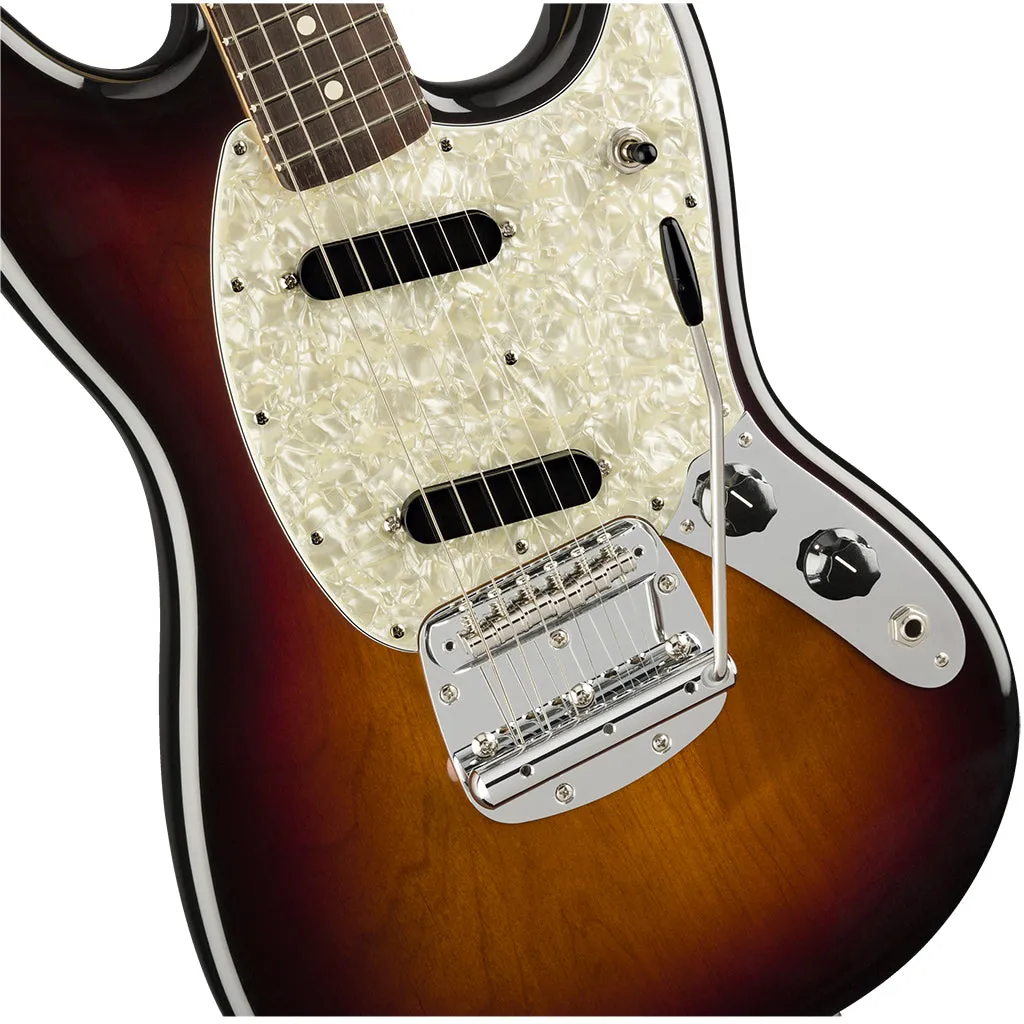 Fender American Performer Mustang - 3 Tone Sunburst - Rosewood Fretboard