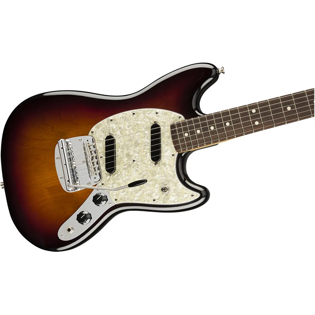 Fender American Performer Mustang - 3 Tone Sunburst - Rosewood Fretboard