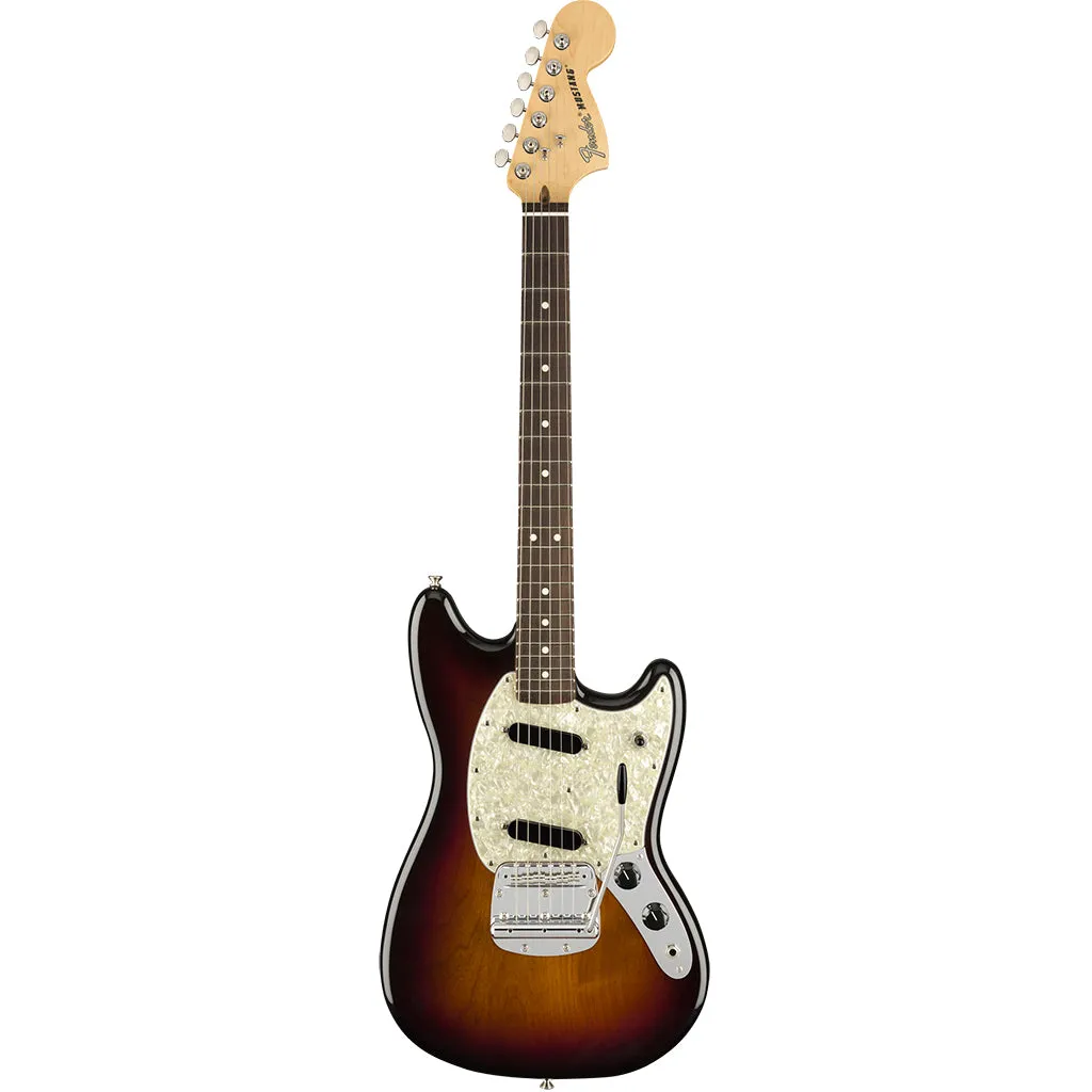 Fender American Performer Mustang - 3 Tone Sunburst - Rosewood Fretboard