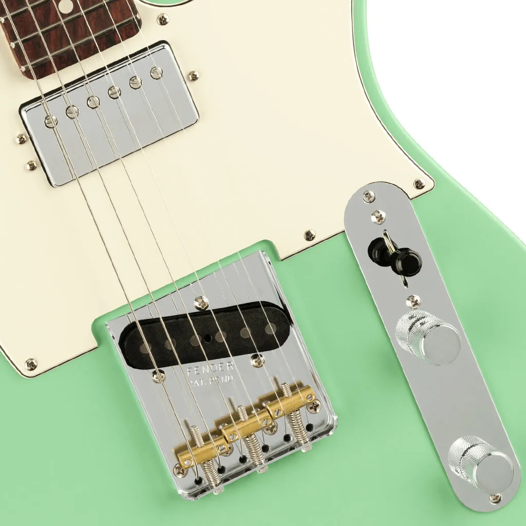 Fender American Performer Telecaster Hum - Satin Surf Green - Rosewood Fretboard