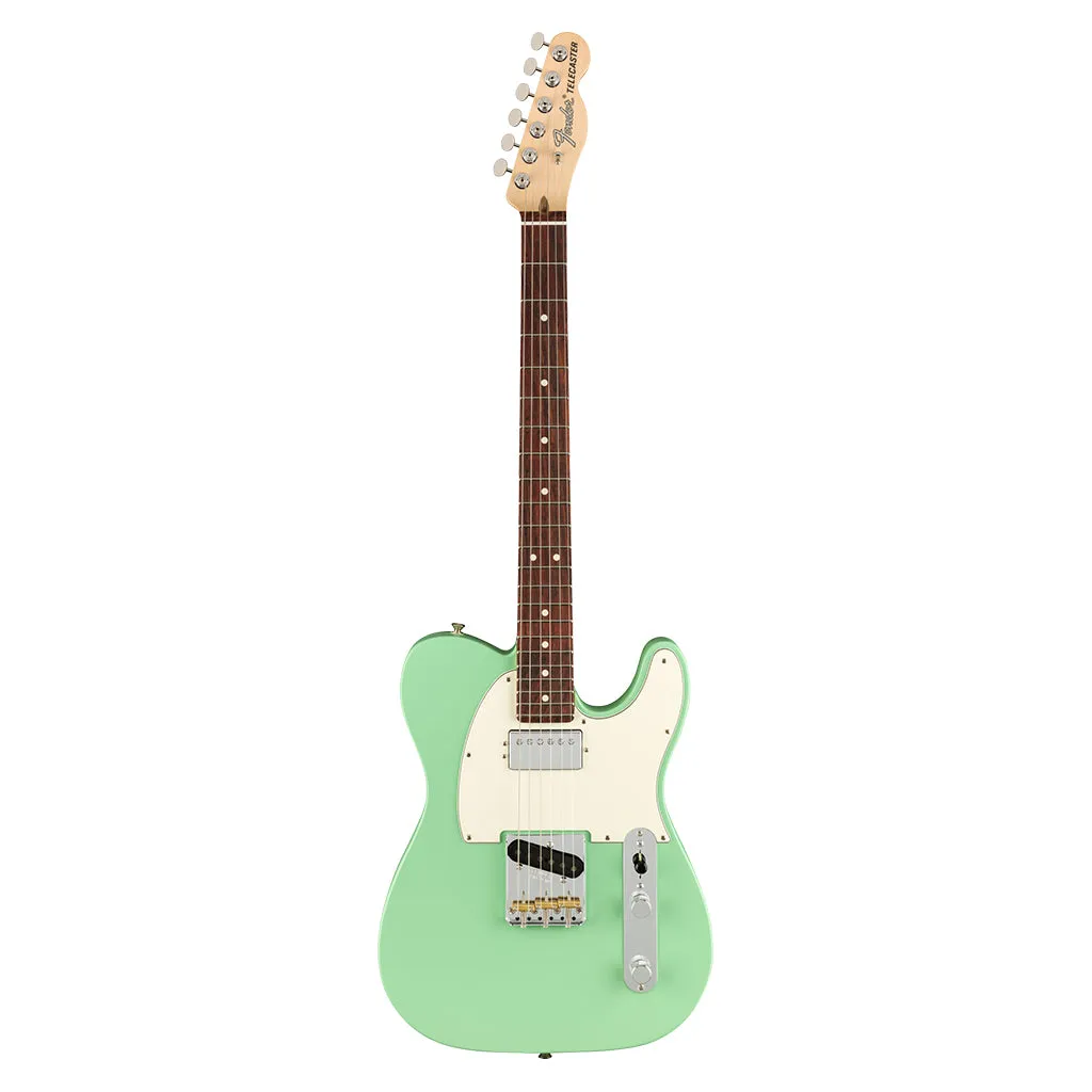 Fender American Performer Telecaster Hum - Satin Surf Green - Rosewood Fretboard