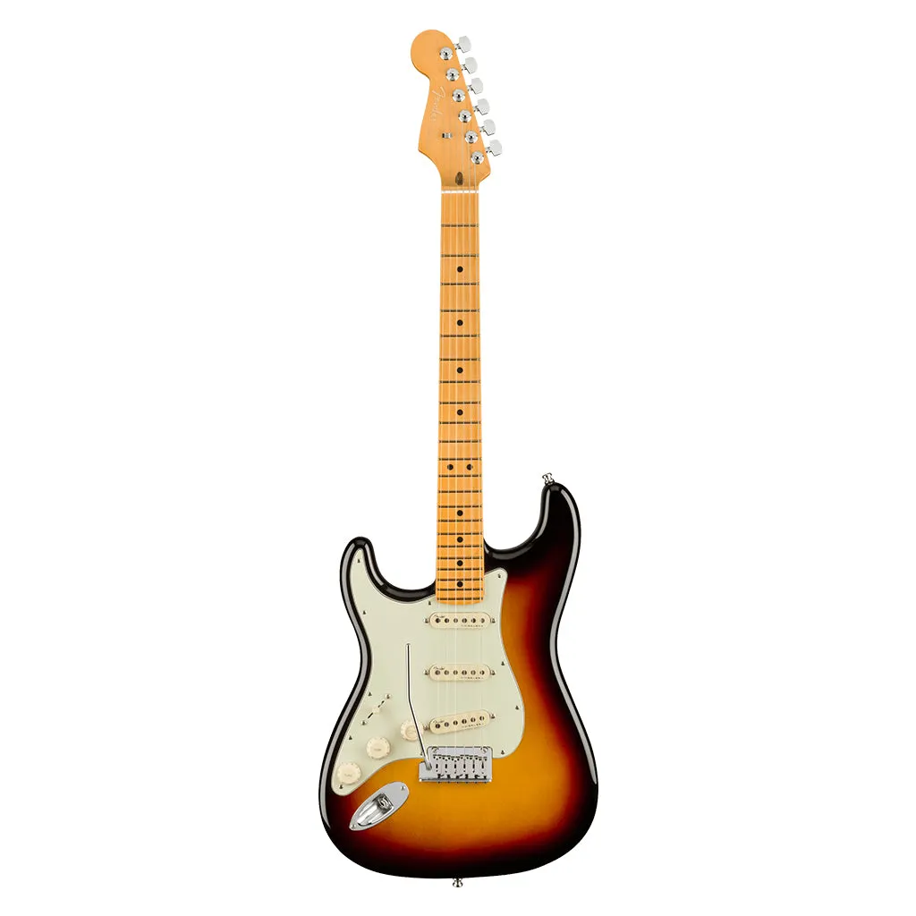 Fender - American Ultra Stratocaster Left-Hand, Maple Fingerboard, Ultraburst