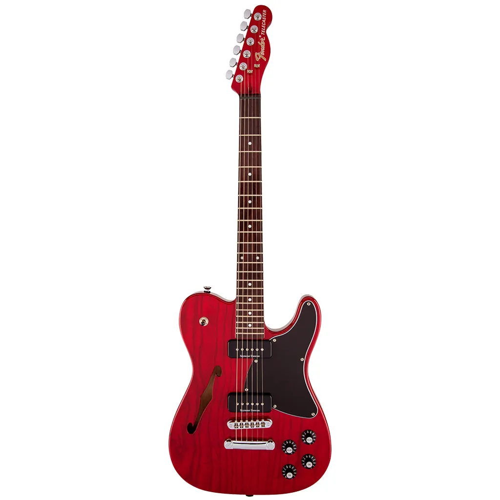 Fender Jim Adkins JA-90 Thinline Telecaster - Crimson Red Transparent