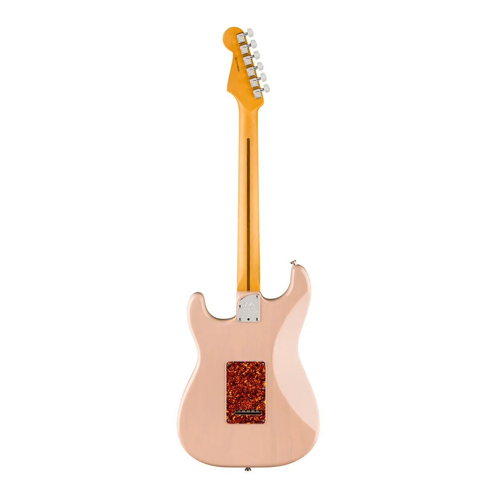 Fender Limited Edition American Professional II Stratocaster Thinline, Rosewood Fingerboard, Transparent Shell Pink