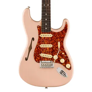 Fender Limited Edition American Professional II Stratocaster Thinline, Rosewood Fingerboard, Transparent Shell Pink