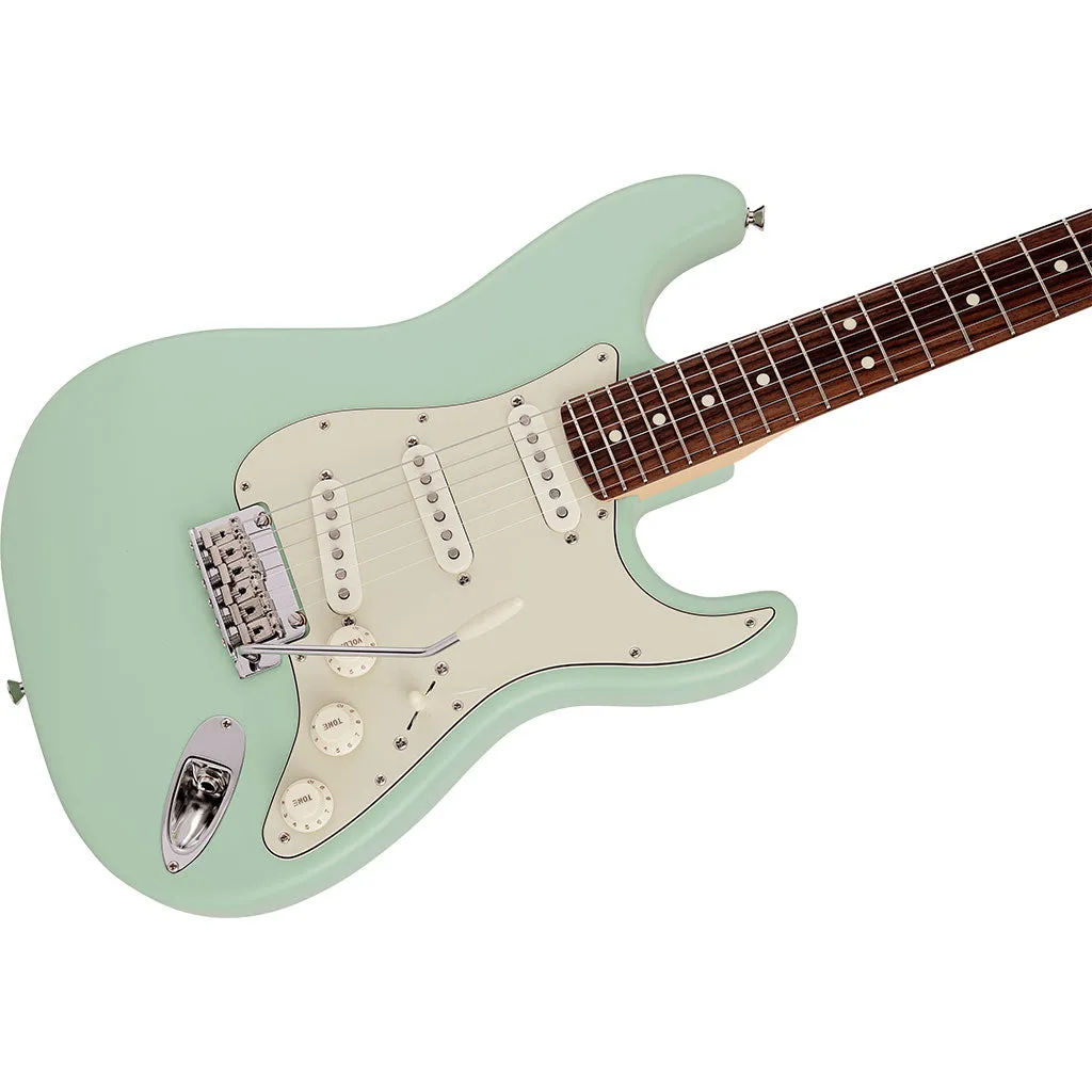 Fender Made in Japan Junior Collection Stratocaster, Rosewood Fingerboard, Satin Surf Green