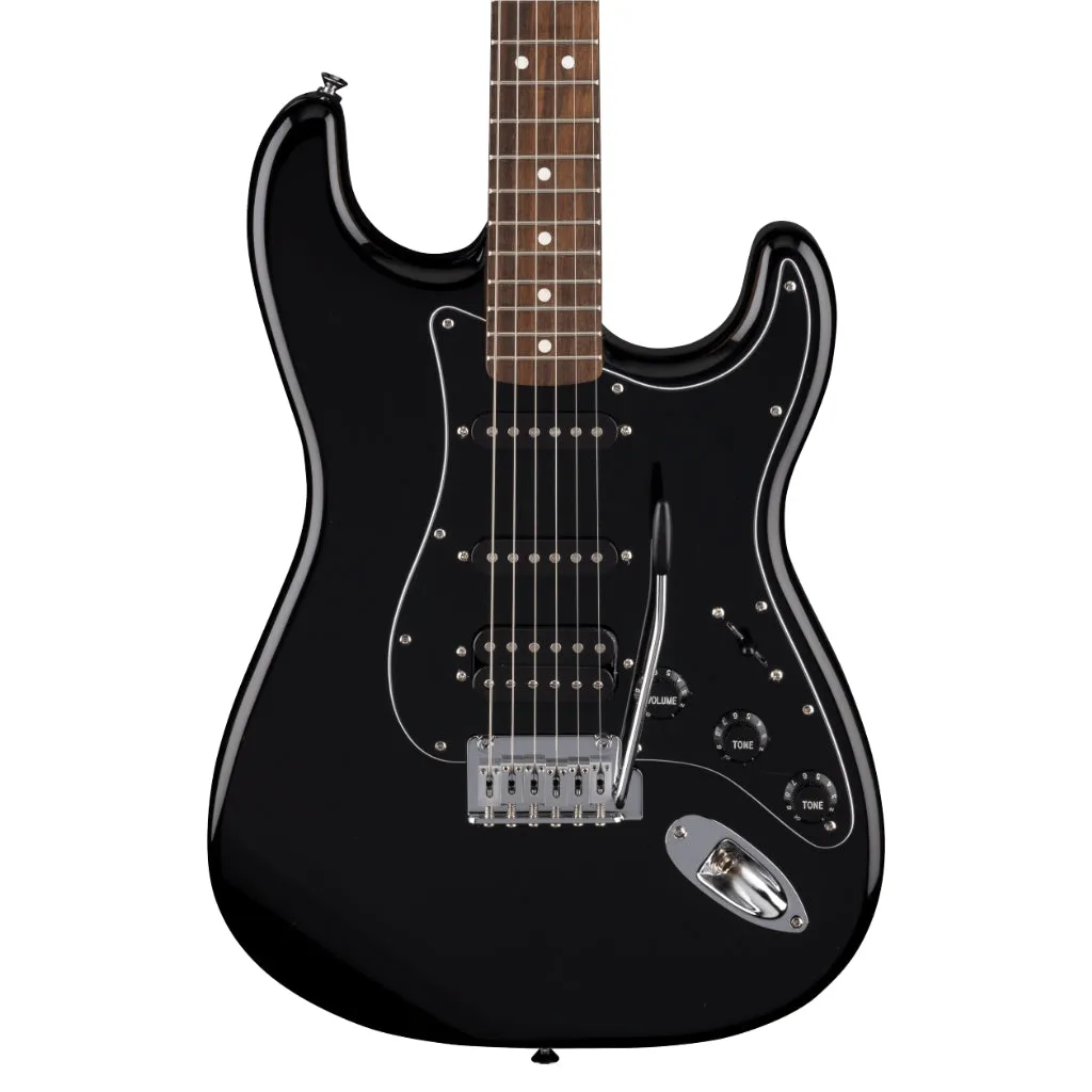 Fender Standard Stratocaster HSS, Laurel Fingerboard Electric Guitar - Black