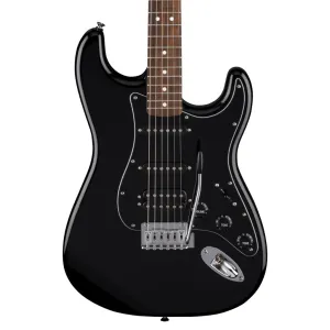 Fender Standard Stratocaster HSS, Laurel Fingerboard Electric Guitar - Black