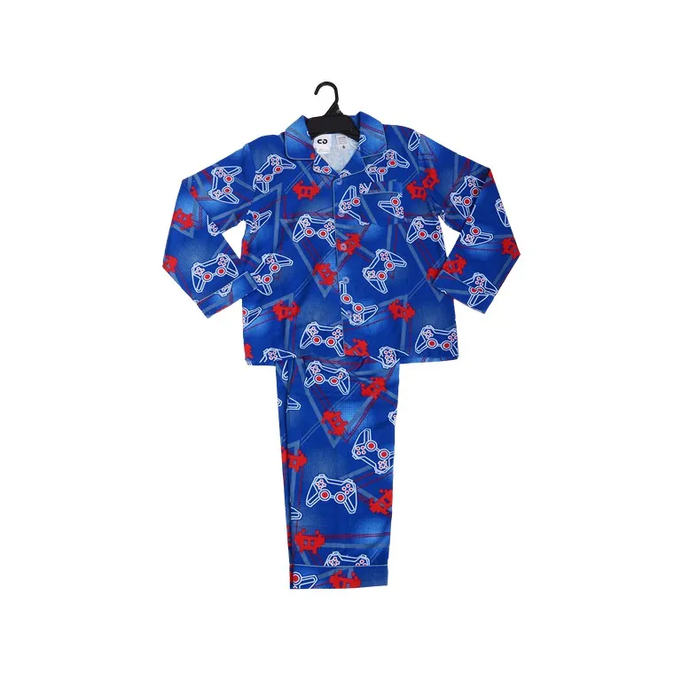 Flannel PJ Set, Gamer, Size 10