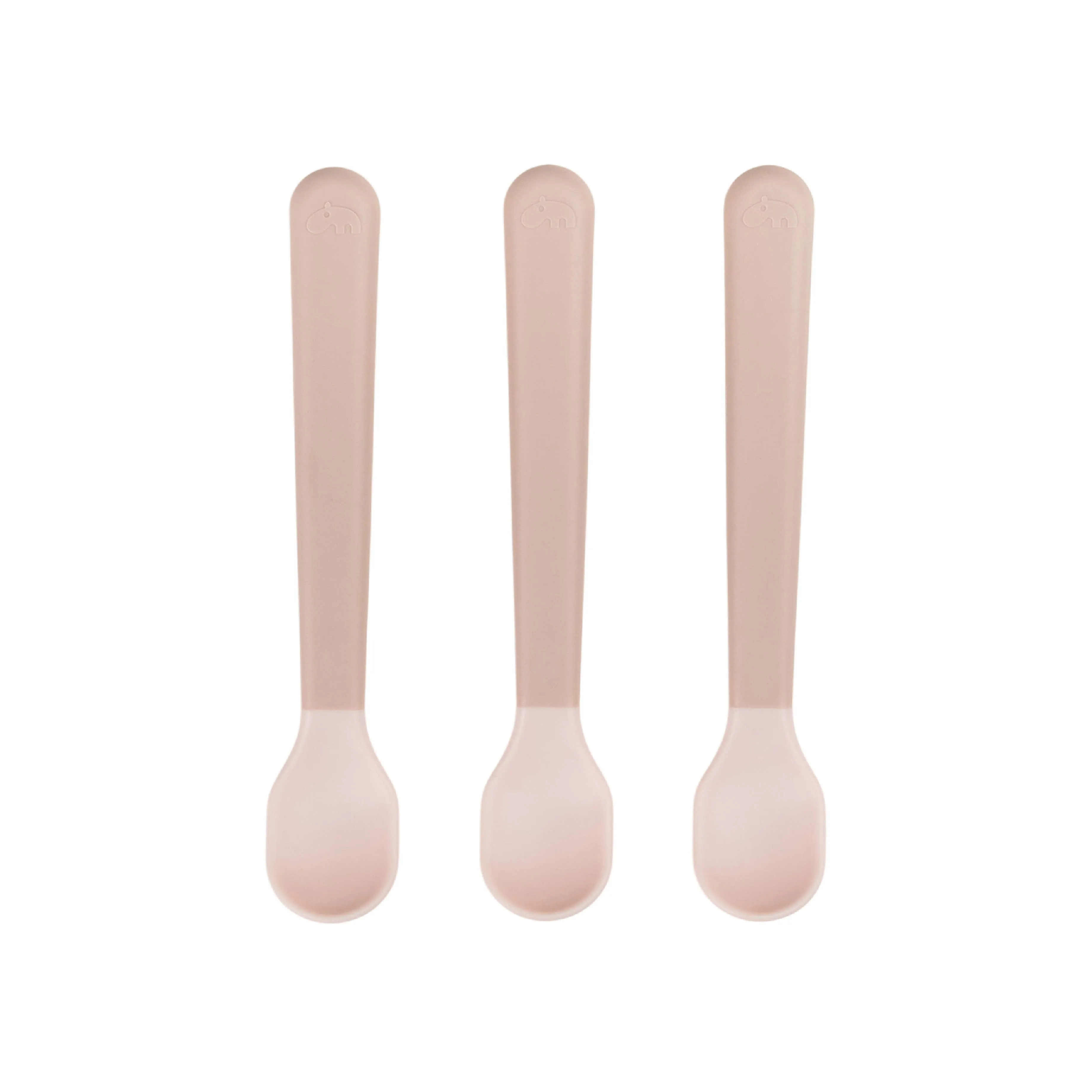Foodie Easy-Grip Baby Spoons | Set of 3 | Powder Pink