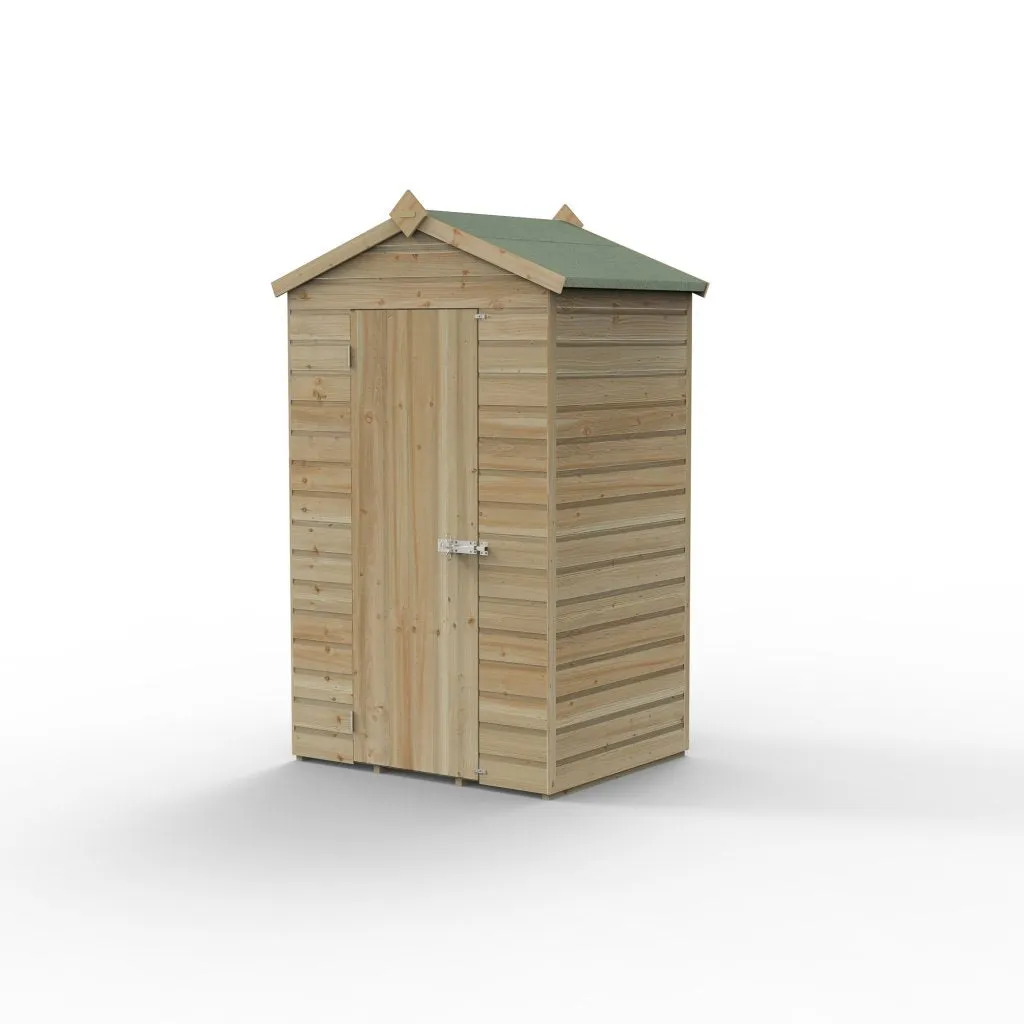 Forest Garden Beckwood 4x3 Apex Shed without Windows