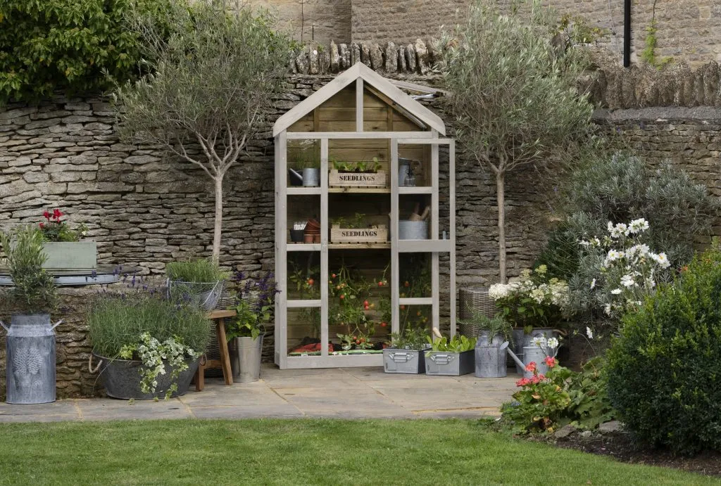 Forest Garden Georgian Wall Greenhouse with Auto Vent