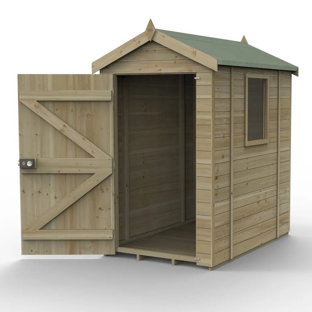 Forest Garden Timberdale 6x4 Apex Shed