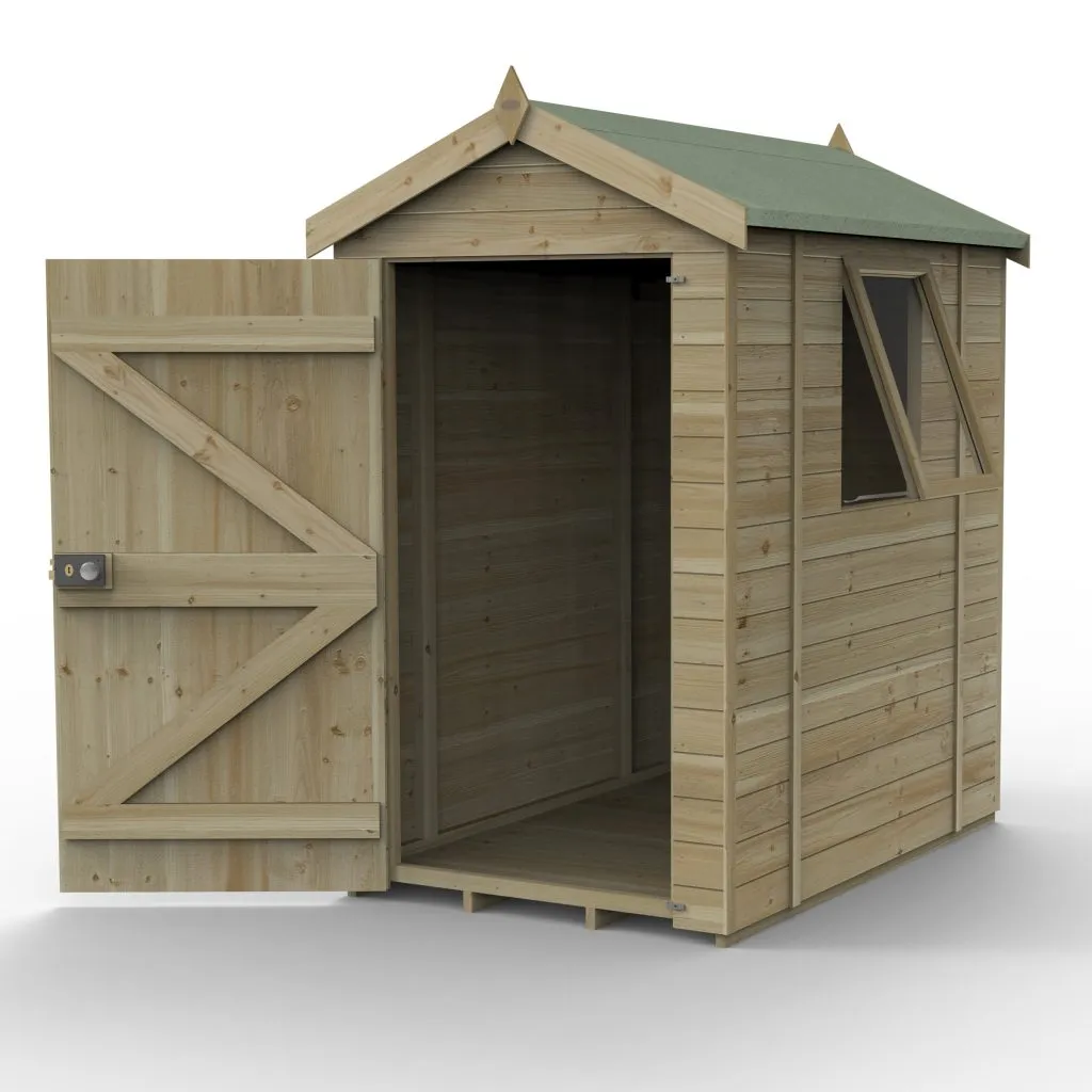 Forest Garden Timberdale 6x4 Apex Shed
