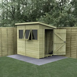 Forest Garden Timberdale 7x5 Pent Shed - Three Windows