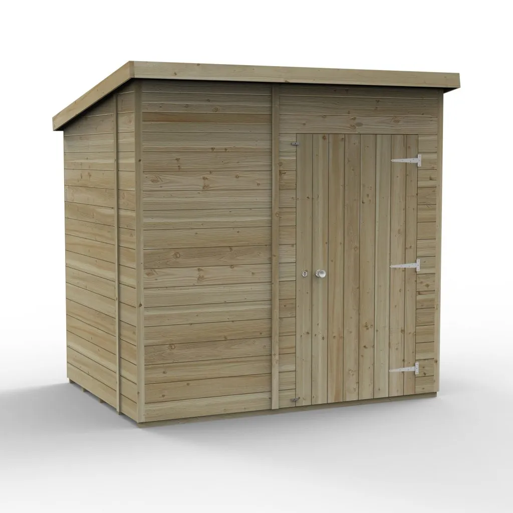 Forest Garden Timberdale 7x5 Pent Shed without Windows