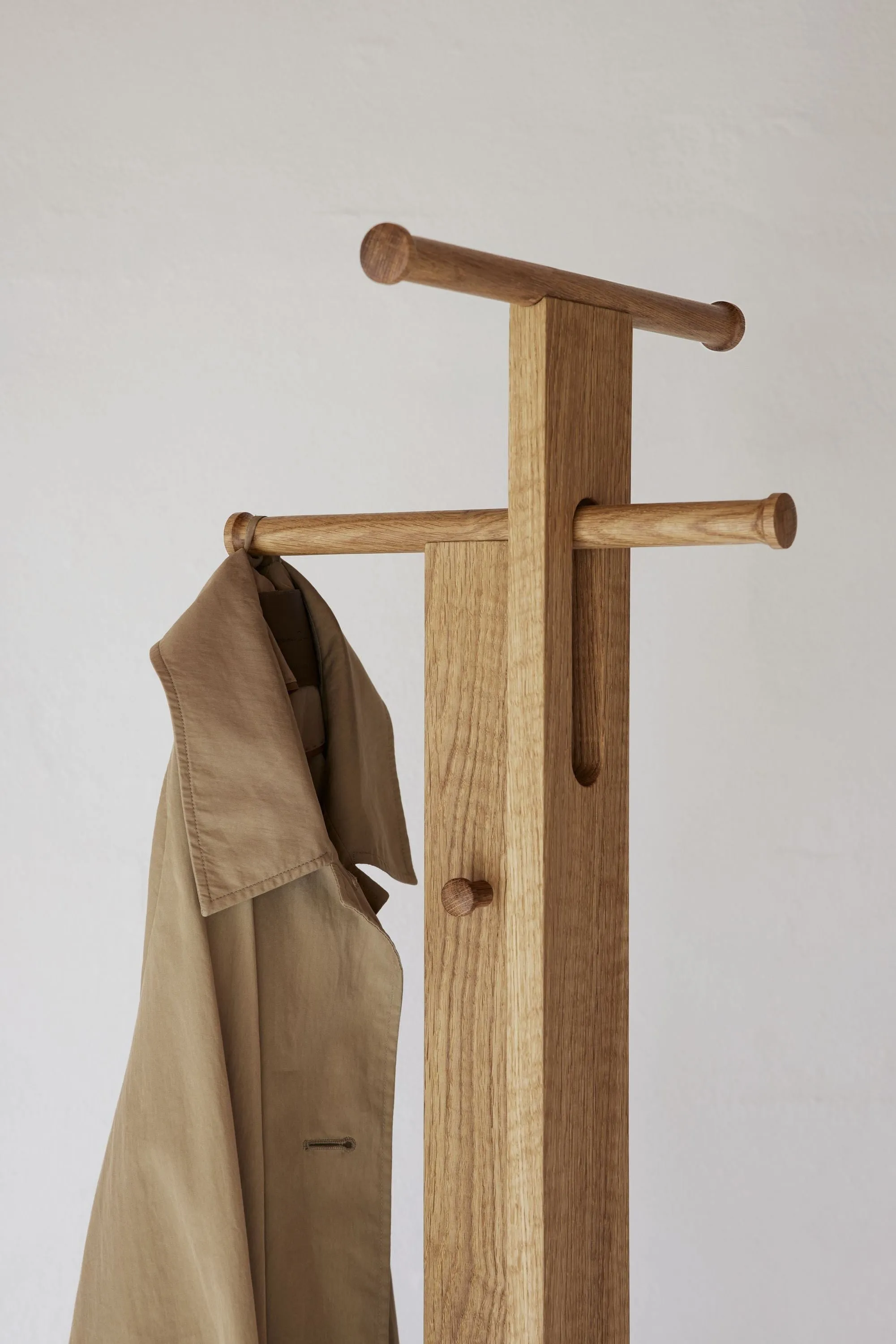 Form & Refine Foyer Coat Stand. White Oak