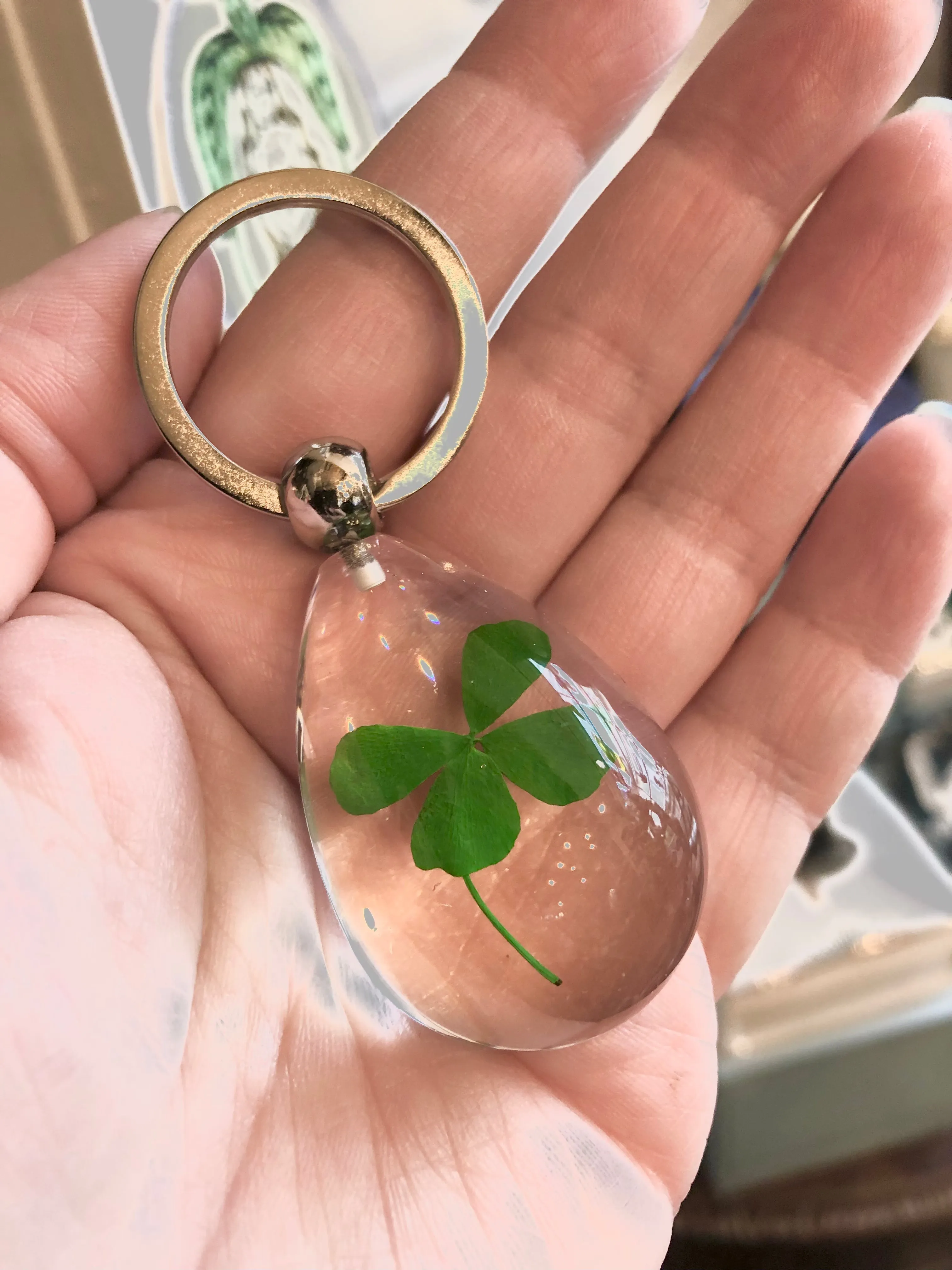 Four Leaf Clover Keychain