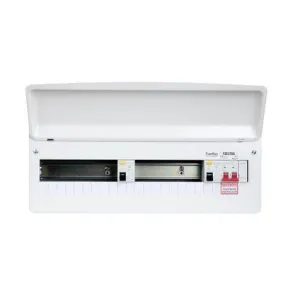 FuseBox Dual RCD 17 WAY 2x 80A 30MA TYPE A