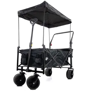 GardenTek Folding Festival Trolley on Wheels 120L GTW330