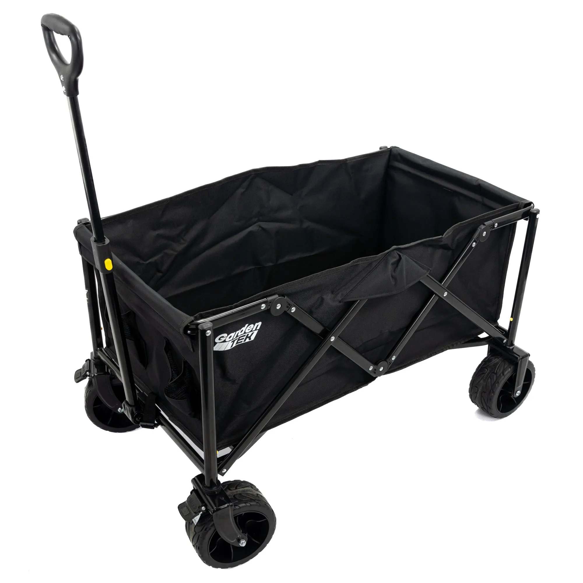 GardenTek Folding Garden Trolley on Wheels 135L GTW260