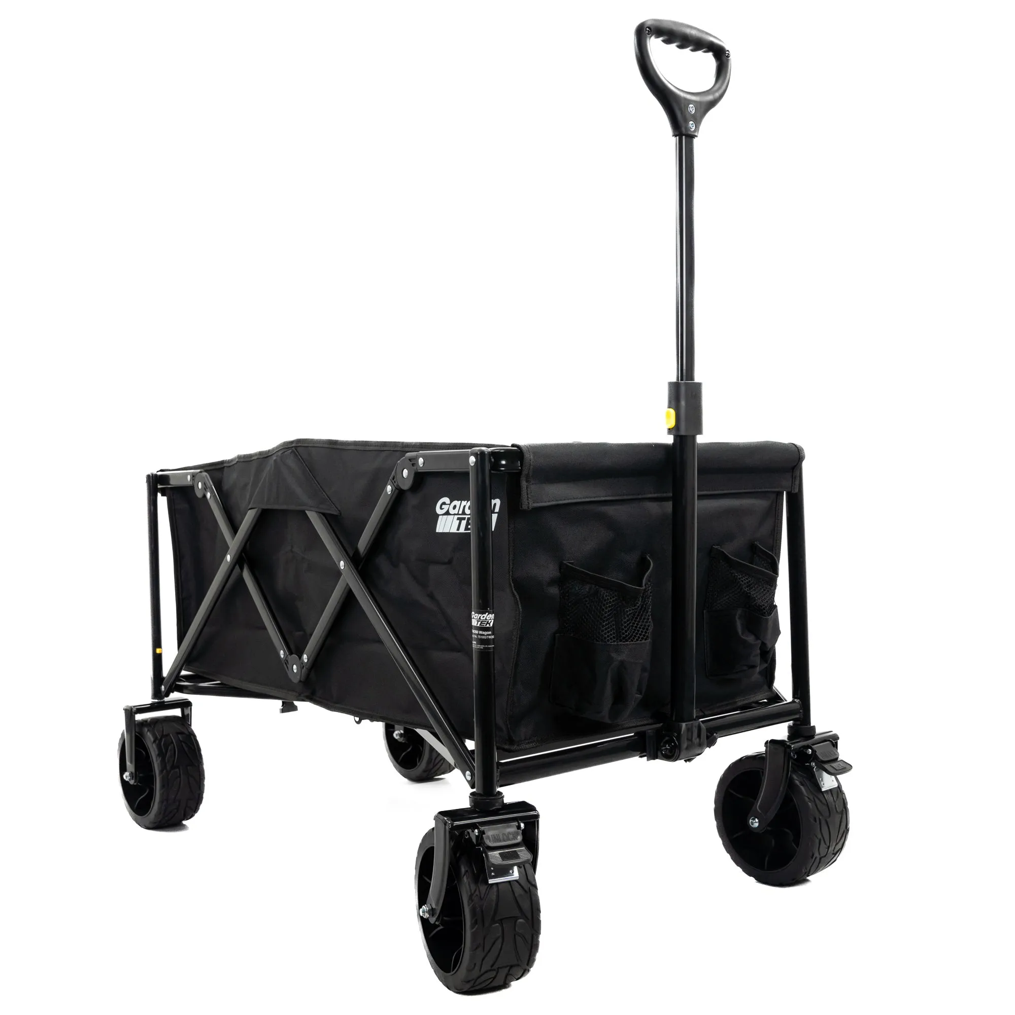 GardenTek Folding Garden Trolley on Wheels 135L GTW260