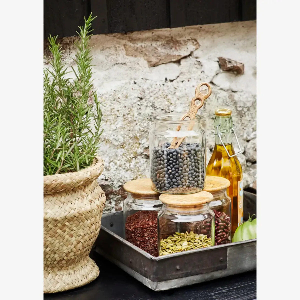 Glass Jar with Lid - Small