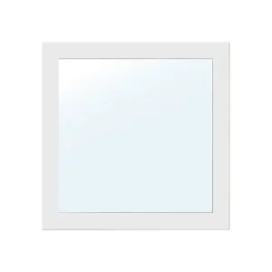 Grace Mirror, White, 35 x 35cm