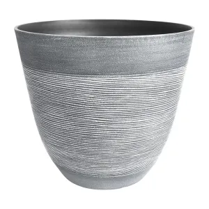 Granite Pot, Taupe, 40x36cm