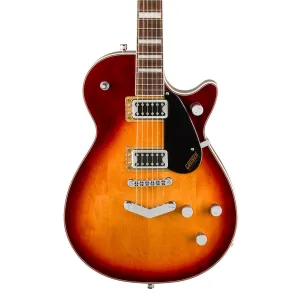 Gretsch G5220 Electromatic Jet Black Top Singlecut with V Stoptail and Laurel Fingerboard - Sweet Tea