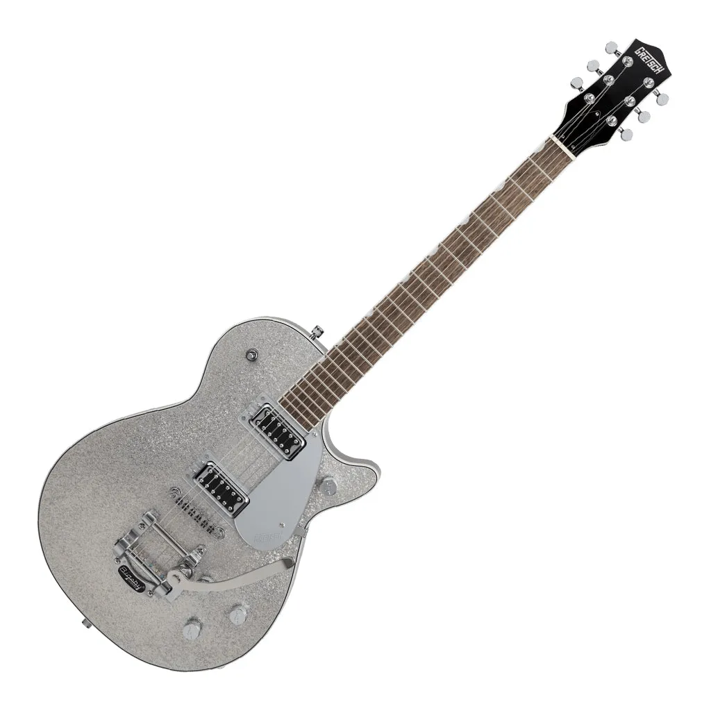 Gretsch  G5230T Electromatic Sparkle Jet FT Singlecut with Bigsby Electric Guitar Laurel Fingerboard Silver Sparkle