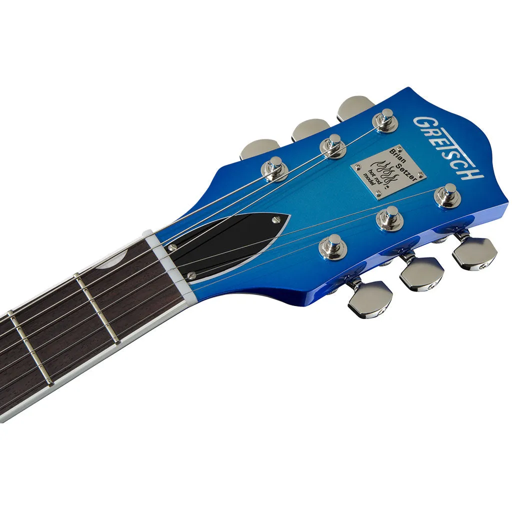 Gretsch  G6120T-HR Brian Setzer Signature Hot Rod Hollow Body with Bigsby, Rosewood Fingerboard, Candy Blue Burst