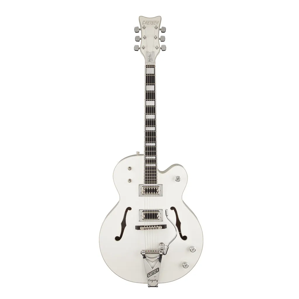 Gretsch G7593T Billy Duffy Signature Falcon with Bigsby, Ebony Fingerboard, White, Lacquer