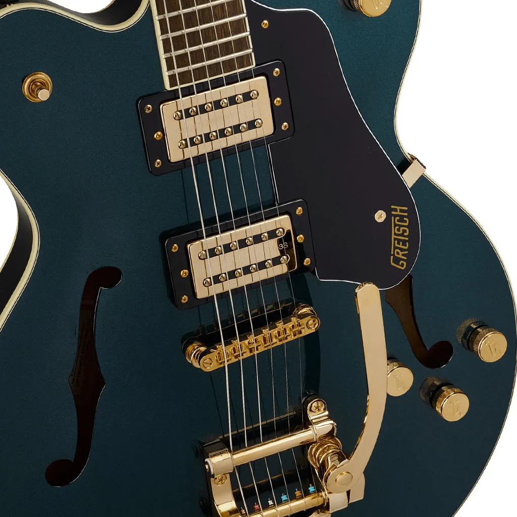 Gretsch Limited Edition G2622TG Streamliner Centre-Block Doublecut with Bigsby Electric Guitar Laurel Fingerboard BroadTron BT-3S Pickups Midnight Sapphire