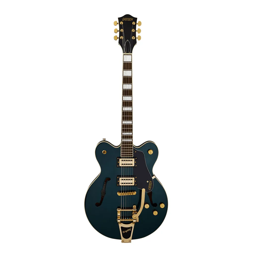 Gretsch Limited Edition G2622TG Streamliner Centre-Block Doublecut with Bigsby Electric Guitar Laurel Fingerboard BroadTron BT-3S Pickups Midnight Sapphire