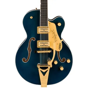 Gretsch Nashville Hollow Body Ebony Fingerboard with String Thru Bigsby and Gold Hardware - Midnight Sapphire