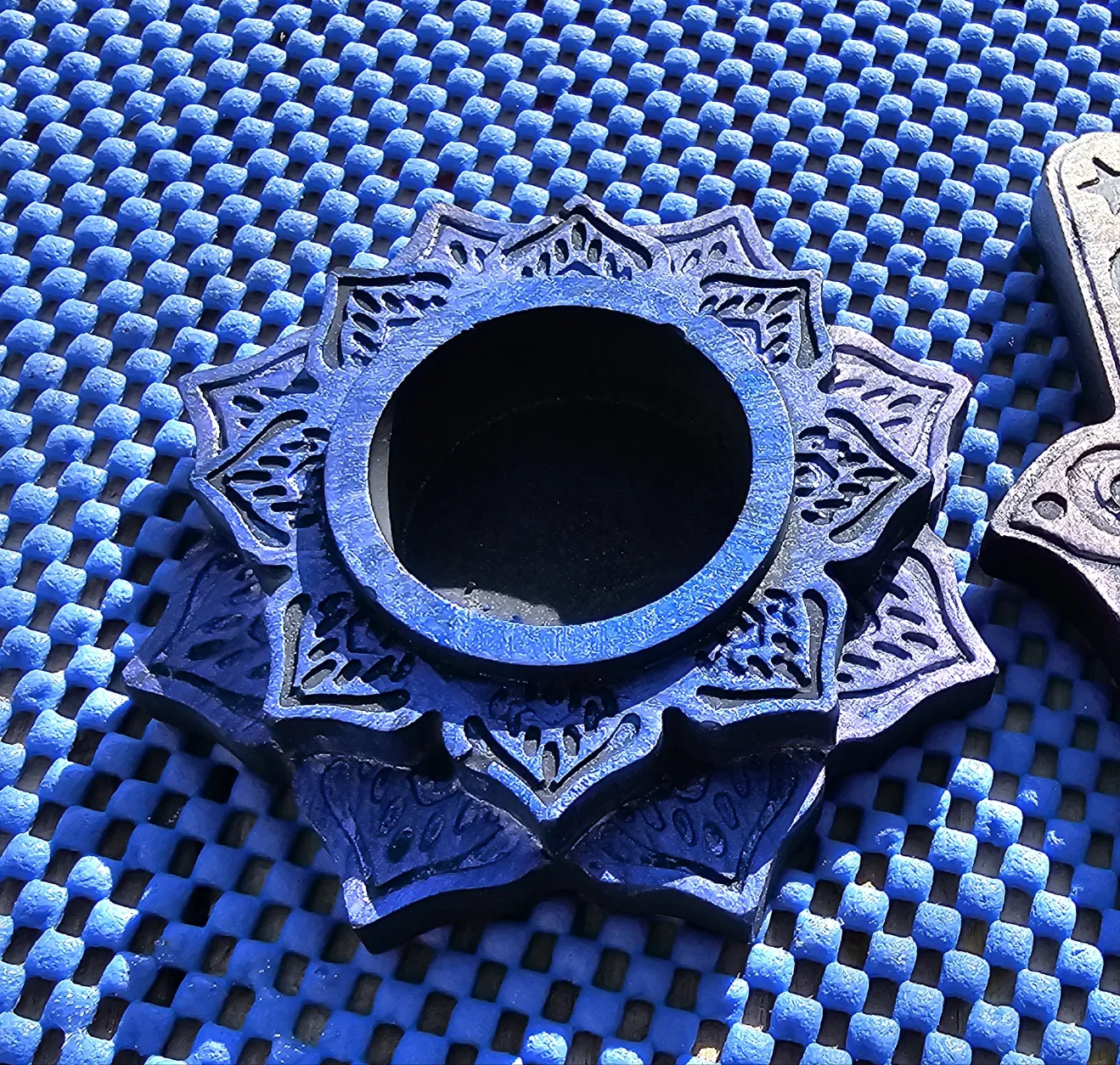 HANDMADE LOTUS CANDLE/INCENSE HOLDER