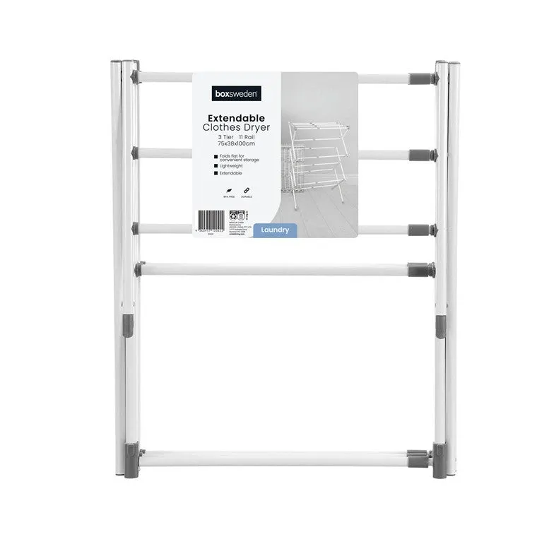 Hang It Extendable Clothes Airer, 3 Tier