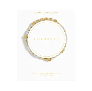 Happy Little Moments 'Friendship' Bracelet | Silver & Gold Plated