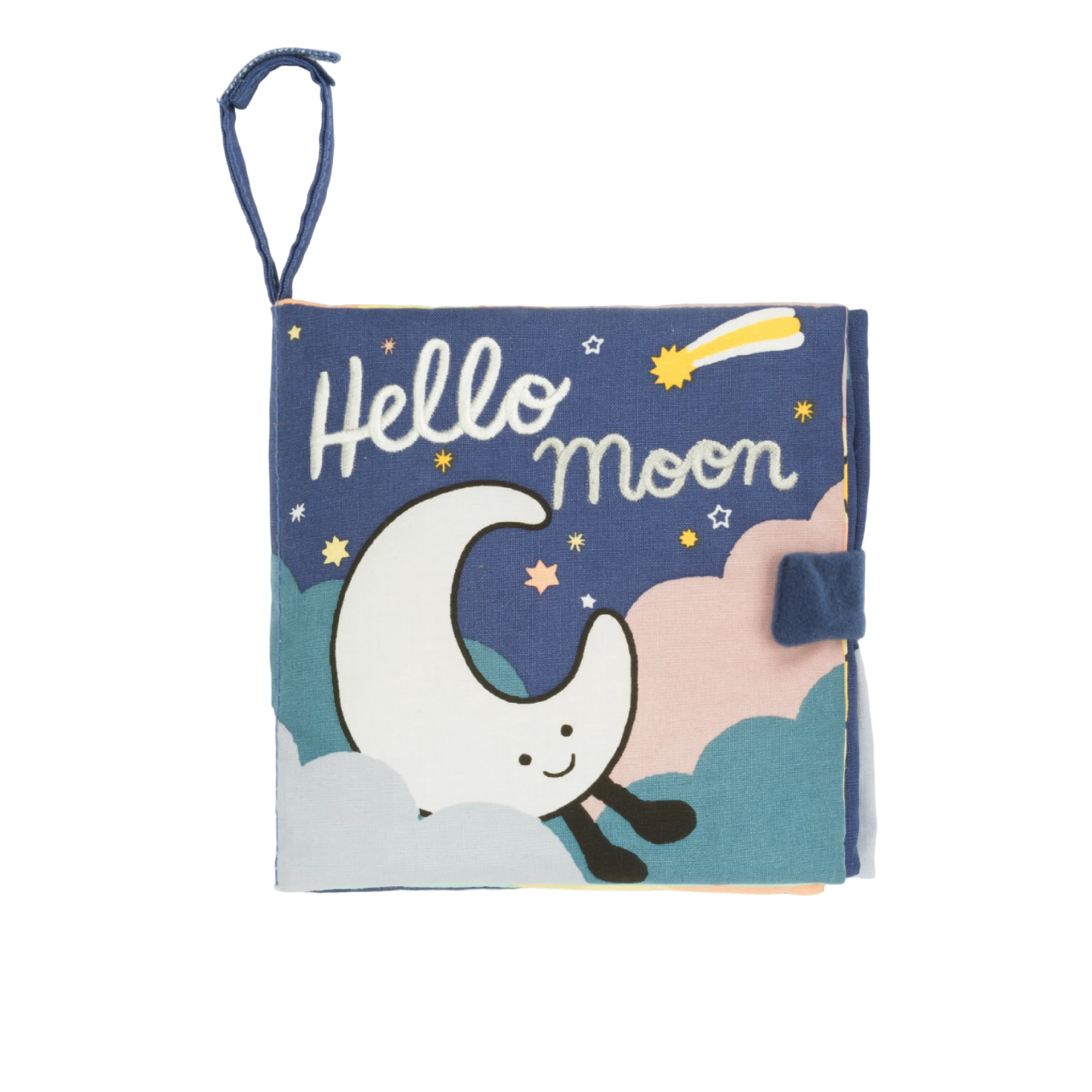 'Hello Moon' Fabric Book | Baby Jellycat