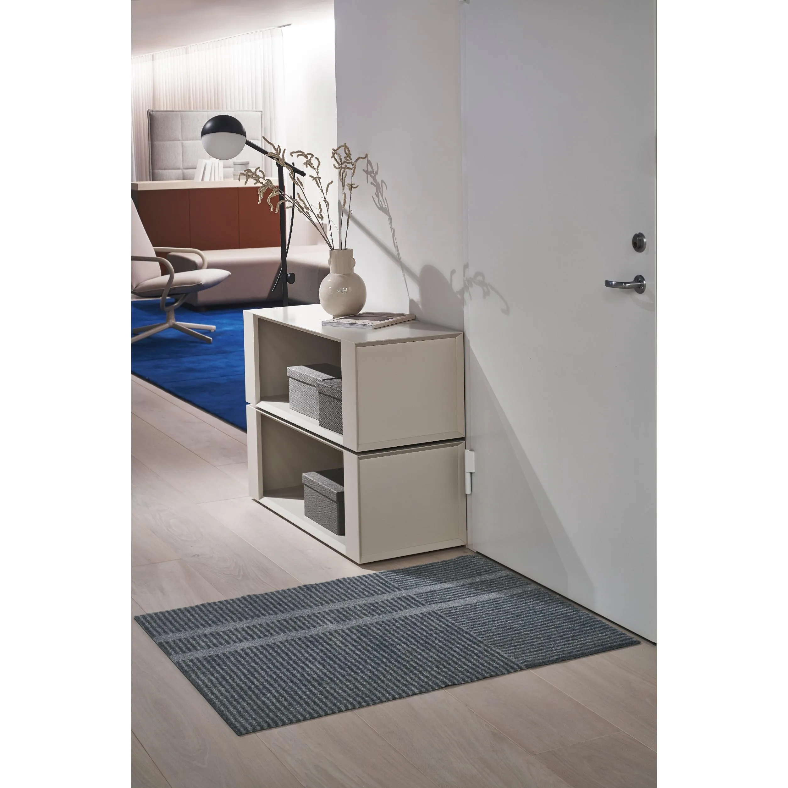 Heymat Doormat Løype Cloudy Grey, 85x150cm