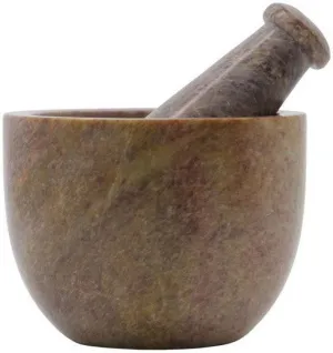 House Doctor Mortar W. Pestle, Hd Arb, Brown