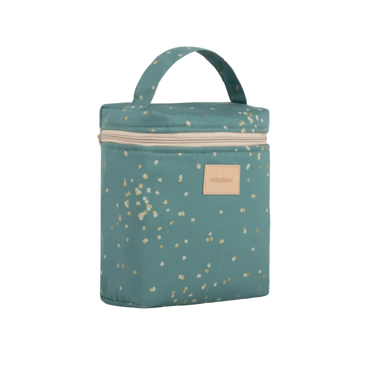 Hyde Park Insulated Lunch Bag | Magic Green with Gold Confetti